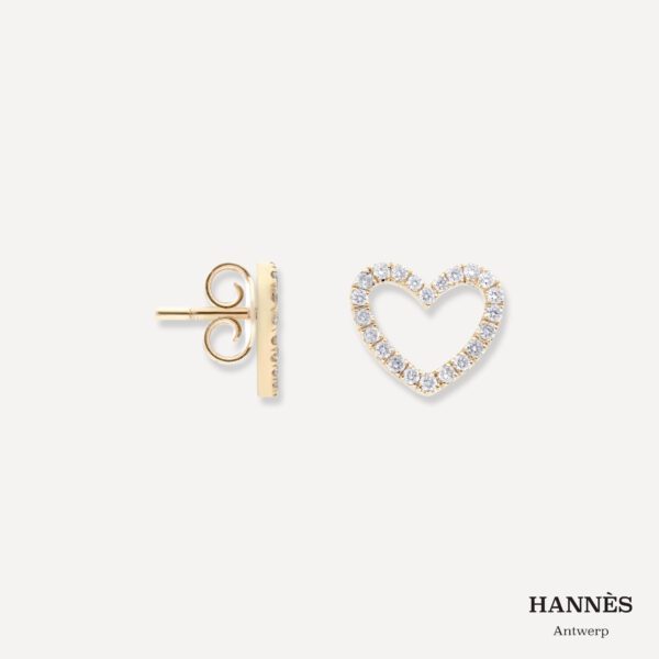 Open Heart Studs - Image 2